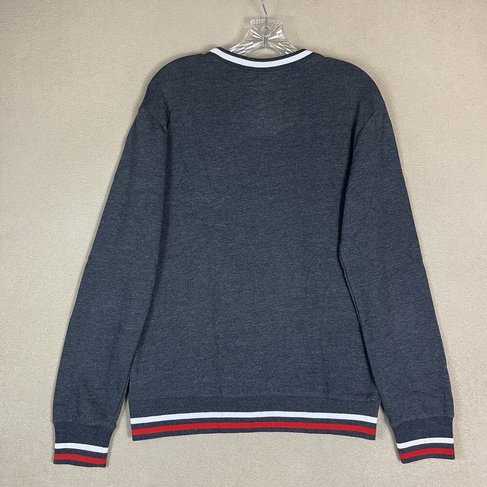 Mustache 3Rd Gade Sweatshirt Mens S Gray Chicago Bulls NBA Logo Pullover - Picture 10 of 11